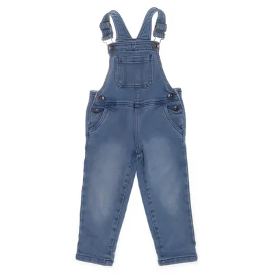 Dungarees (Blue) from Playful Denim Cotton, Elastane, Polyester