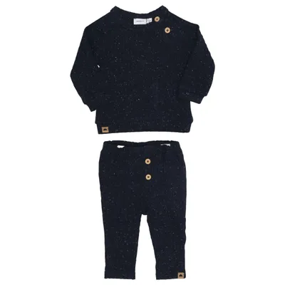 Ensemble (Bleu) de Name It Coton biologique, Polyester