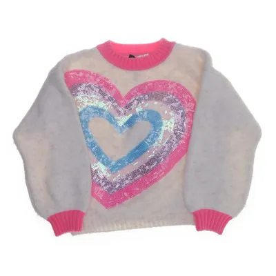 Tröja (Beige, Rosa, Blå, Silverfärgad) från Billieblush Akryl, Elastan, Polyamid, Polyester, Ull