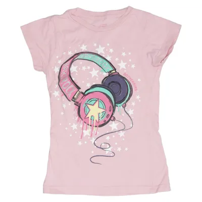 T-shirt (Rose, Multicolore) de Hard Rock Coton