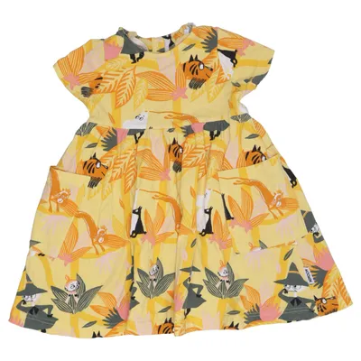 Dress (Yellow, Multicolored) from Moomin by Martinex Cotton, Elastane