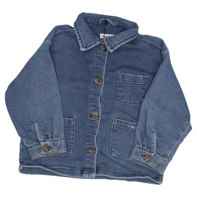 Denimjakke (Blå) fra Minories Bomuld, Elastan, Polyester