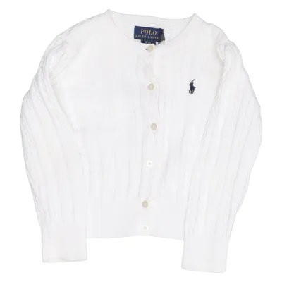 Cardigan (Hvid) fra Polo Ralph Lauren Bomuld