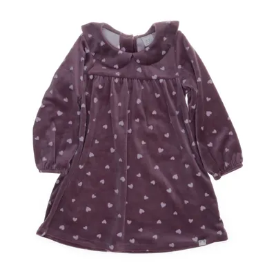 Kjole (Lilla) fra Lindex Elastan, Polyester