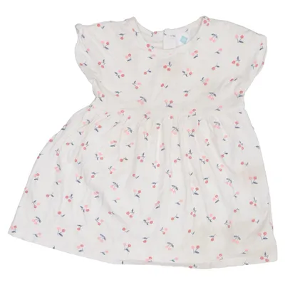 Kleid (Beige, Rot, Blau) von Tex Baby Baumwolle, Elasthan