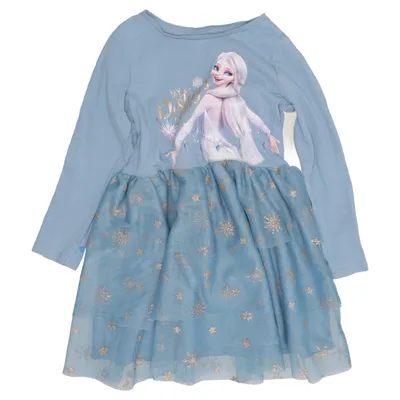 Dress (Blue, Multicolored) from H&M Kids Cotton, Polyester