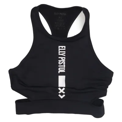 Sports bra (Black) from Elly Pistol Elastane, Polyester