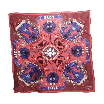 Shawl (Purple, Multicolored) from Savile Row