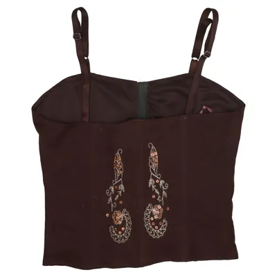 Bustier (Brun) från Eye Candy Bomull, Elastan, Polyester