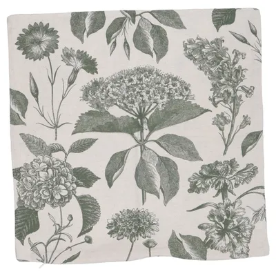 Housse de coussin (Gris, Beige) de H&M Home Coton, Lin
