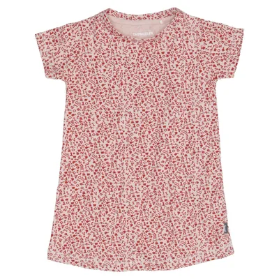Dress (Beige, Red) from Imps & Elfs Elastane, Organic cotton