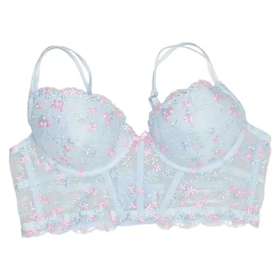 Bustier (Blå, Flerfärgad) från Censored Polyamid, Polyester