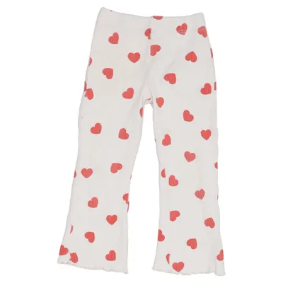 Leggings (White, Red) from Rikiki Cotton, Elastane