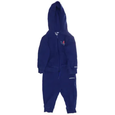 Trainingsset (Blauw) van Adidas Katoen, Elastaan, Gerecycled polyester
