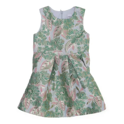 Dress (Green, Pink, Multicolored) from Lindex Kids Metallic fiber, Polyester