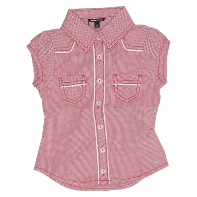 Chemise à manches courtes (Rouge, Blanc) de Nononsense