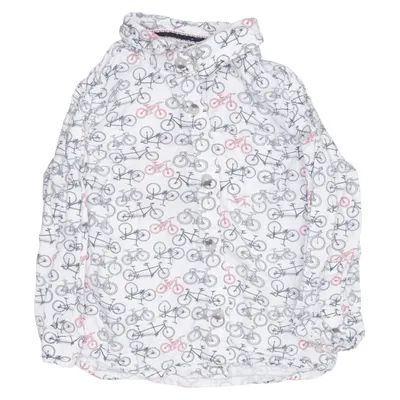 Shirt (White, Blue, Red) from Tu Cotton