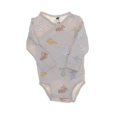 Body (Beige, Flerfärgad) från Lindex Baby Bomull, Elastan