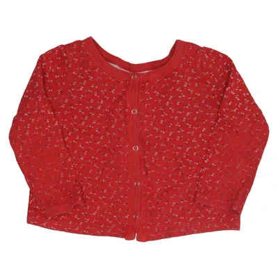 Cardigan (Rood, Meerkleurig) van Petit Bateau