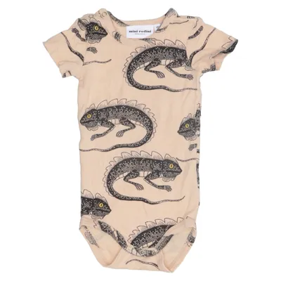 Body (Beige, Svart) från Mini Rodini Ekologisk bomull