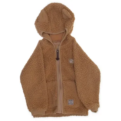 Sweat à capuche (Marron) de Affenzahn Polyester recyclé