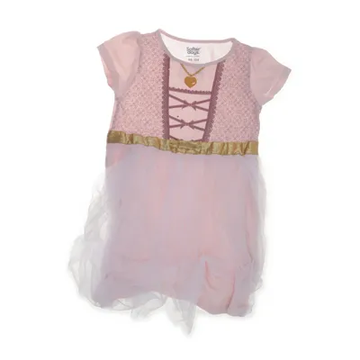Klänning (Rosa, Vit) från Softer Days Bomull, Polyester