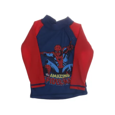 Badtröja (Blå, Röd) från Marvel Comics Elastan, Polyester