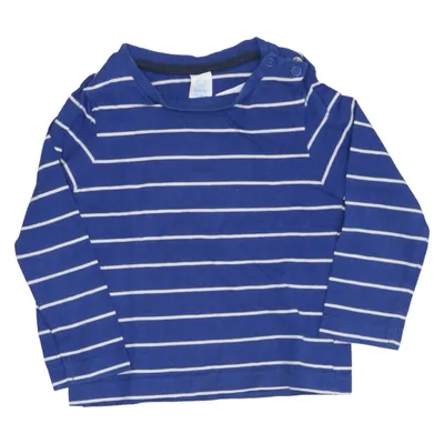 T-shirt à manches longues (Bleu, Blanc) de Baby Club by C&A Coton