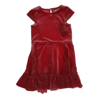 Klänning (Röd, Guldfärgad) från Hampton Republic Elastan, Polyester