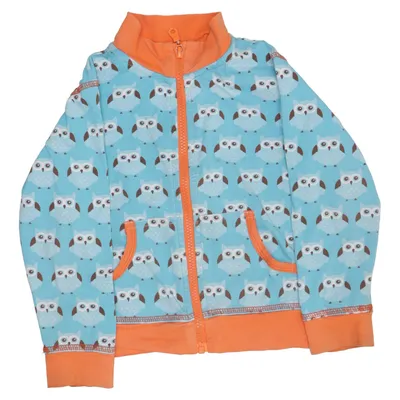 Cardigan (Blauw, Oranje, Meerkleurig) van Snoozy Katoen, Elastaan