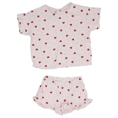 Pyjama (Meerkleurig, Roze) van H&M Katoen, Elastaan