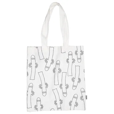 Canvas tas (Wit, Zwart) van Moomin Gerecycled katoen