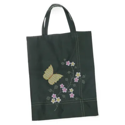 Canvas bag (Green, Multicolored) from Atelier Creation
