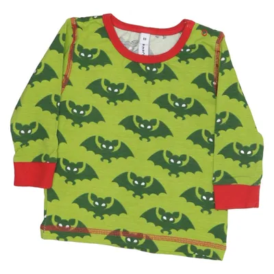 T-shirt à manches longues (Vert, Rouge) de Maxomorra Coton, Élasthane
