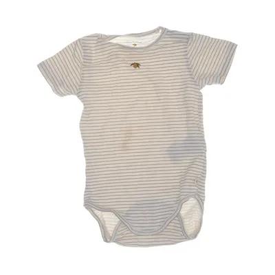 Body (Vit, Grå) från Konges Sløjd Elastan, Ekologisk bomull