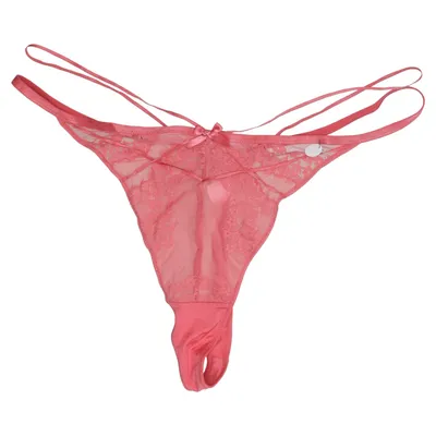 Strings (Rose) de Hunkemöller Coton, Élasthane, Polyamide