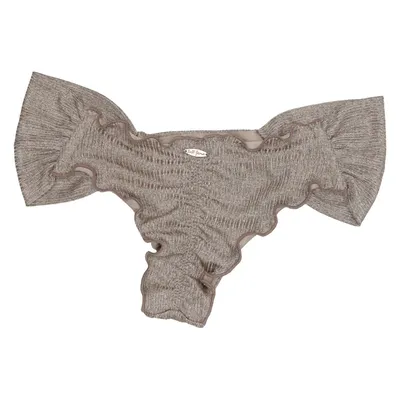 Bikini broekje (Beige, Goud) van Luli Fama Elastaan, Polyamide