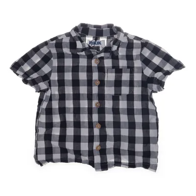 Kortärmad skjorta (Svart, Vit) från Rikiki Bomull