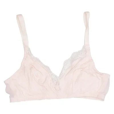 Bralette (Pink) from Ivory Rose Cotton, Elastane, Polyamide, Polyester