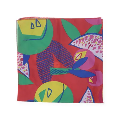 Scarf (Röd, Flerfärgad) från Lush Återvunnen polyester