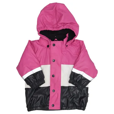 Regenjack (Roze, Wit, Zwart) van Pick-a-Boo Polyester, Polyurethaan