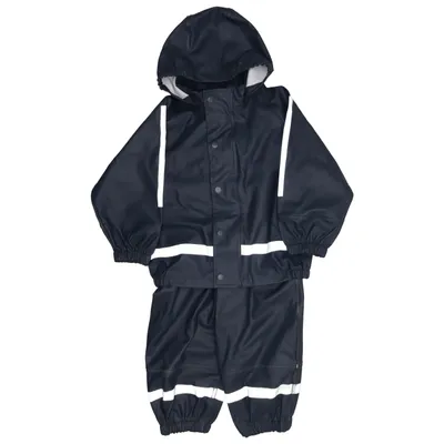 Regnställ (Blå, Silverfärgad) från Rusk Polyester, Polyuretan