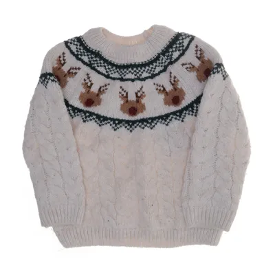 Jultröja (Vit, Flerfärgad) från Zara Akryl, Polyamid