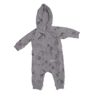 Onesie (Gray, Multicolored) from Newbie by KappAhl Cotton