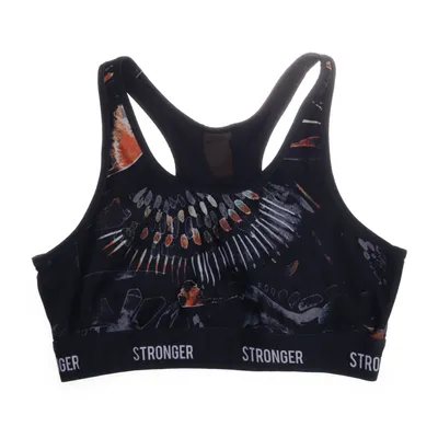Sport-BH (Svart, Flerfärgad) från Stronger Elastan, Återvunnen polyester