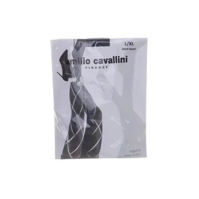 Nylon tights (Black) from Emilio Cavallini Elastane, Nylon
