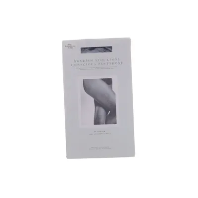 Nylonstrumpbyxor (Grå, Silverfärgad) från Swedish Stockings Bomull, Elastan, Polyamid