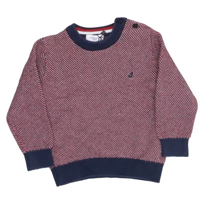 Sweater (Blue, Red, White) from Jeckerson Cotton, Polyamide