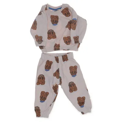 Sæt (Beige, Brun, Blå) fra Baby Bomuld