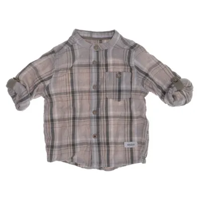 Flanellen overhemd (Beige, Meerkleurig) van Newbie by KappAhl Katoen